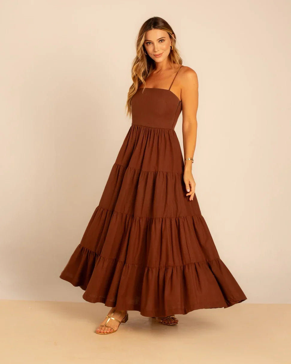 Vestido Longo Madison + Brinde Exclusivo