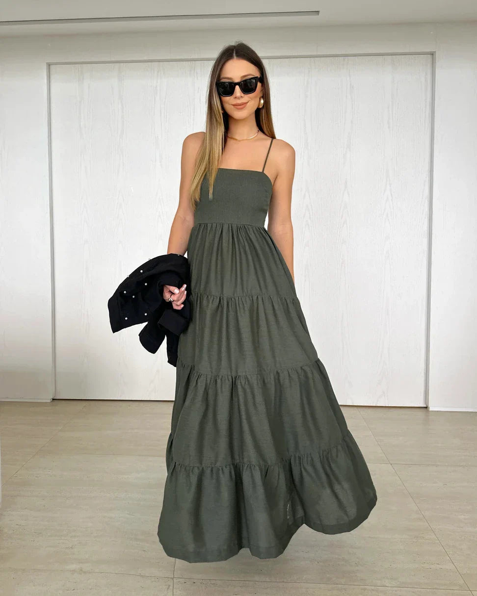 Vestido Longo Madison + Brinde Exclusivo