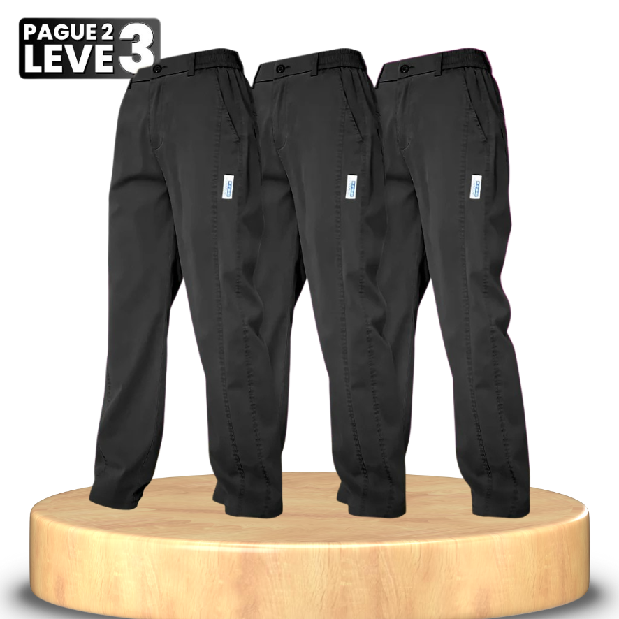 [Pague 2, Leve 3] + 2 Brindes - Calça Feminina Aurora em Malha de Seda Gelo e Poliéster (Sua Nova Peça Favorita!)