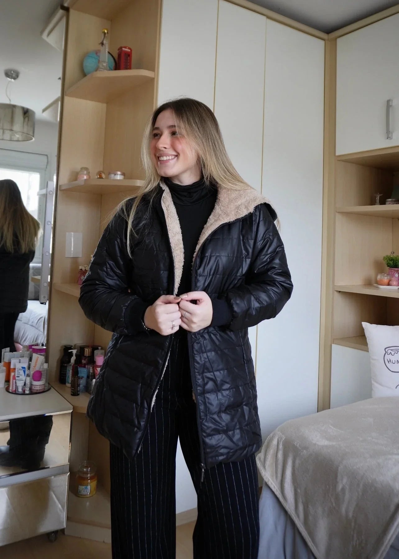 Jaqueta Feminina Peluciada - QUEIMA DE ESTOQUE